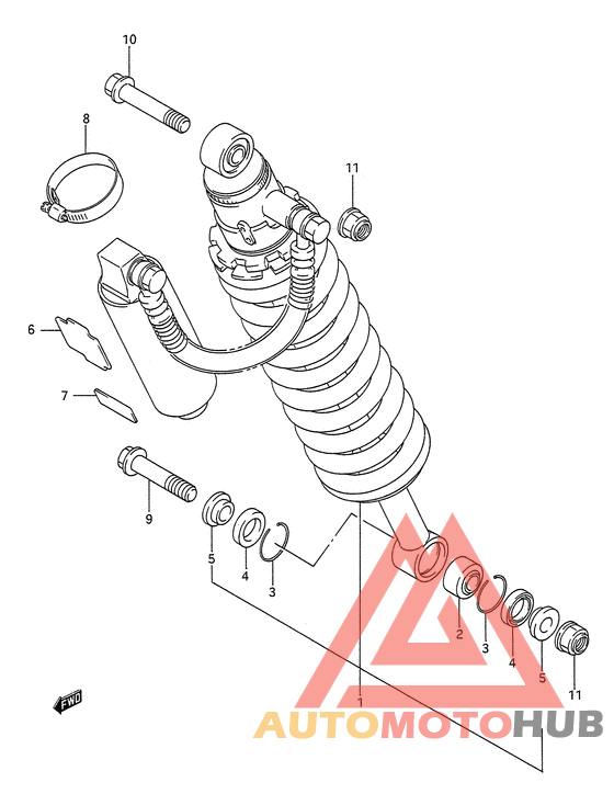 Задние амортизаторы