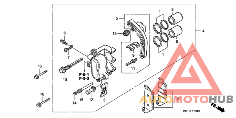 Задний суппорт