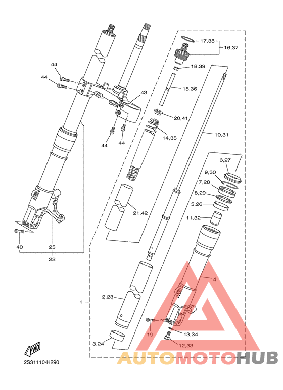 Передняя вилка