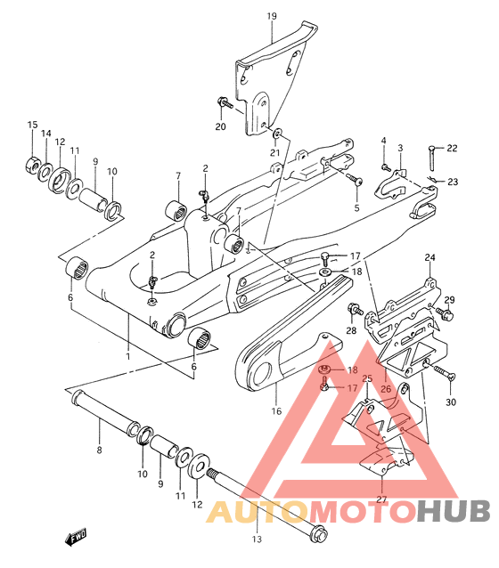 Маятник задний