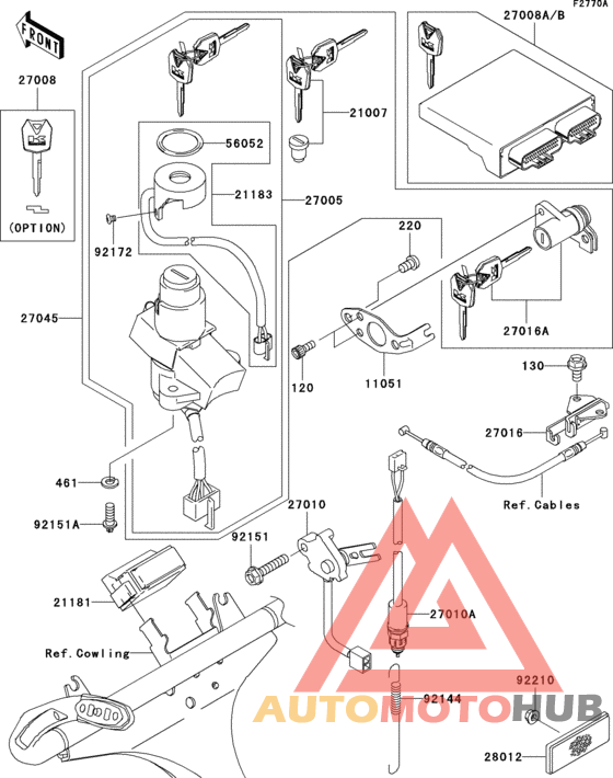 Ignition switch(1/2)(b3h/b4h)