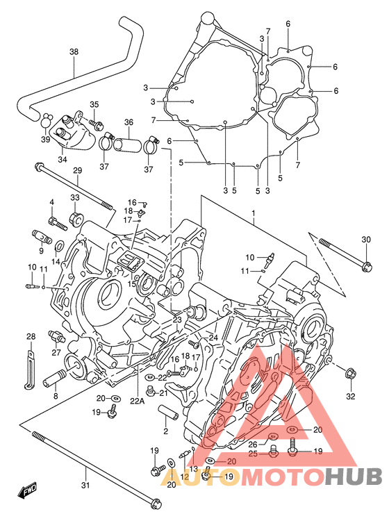 Картер двигателя