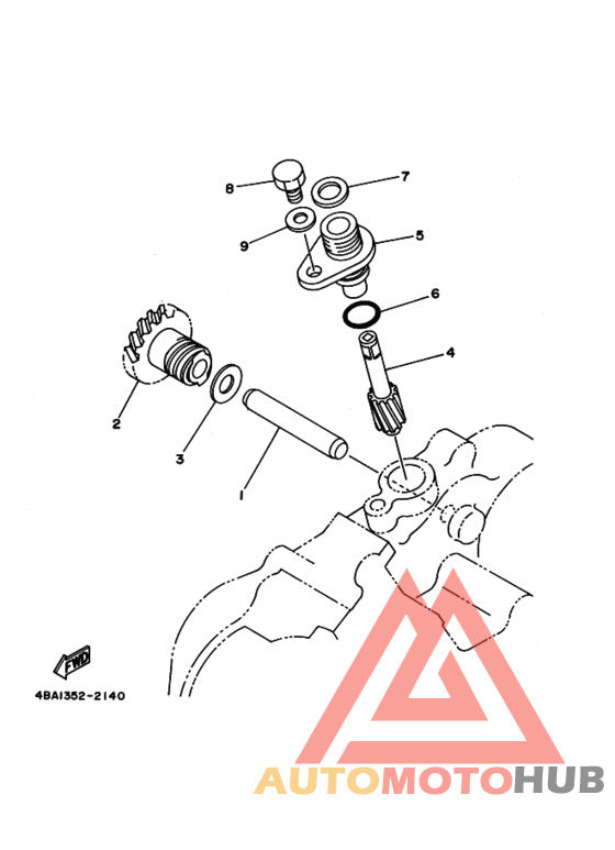 Передача тахометра