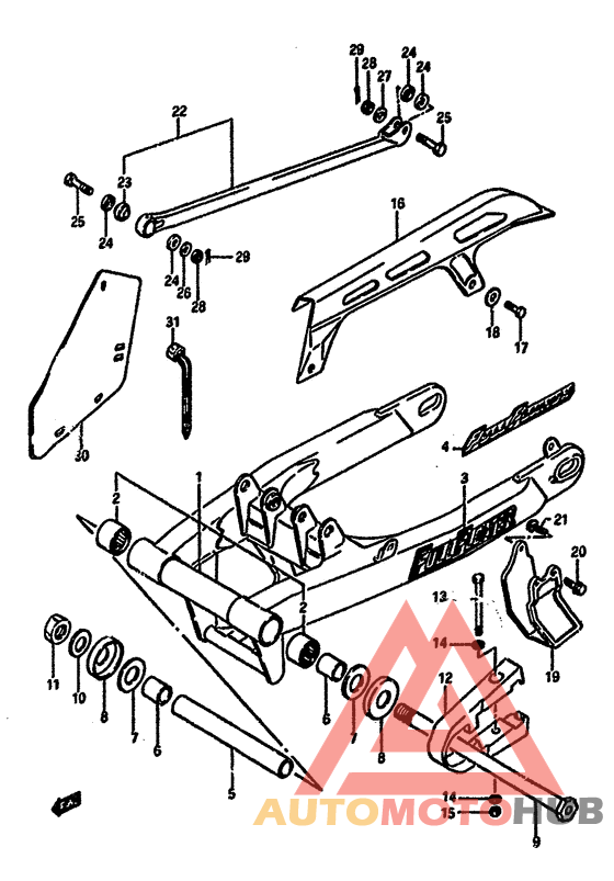Маятник задний
