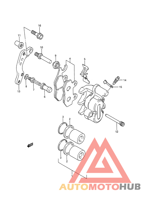Передний суппорт