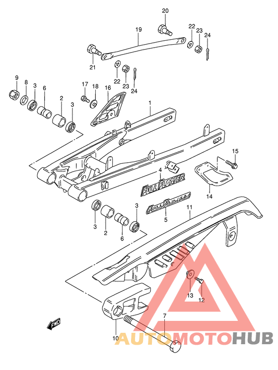 Маятник задний