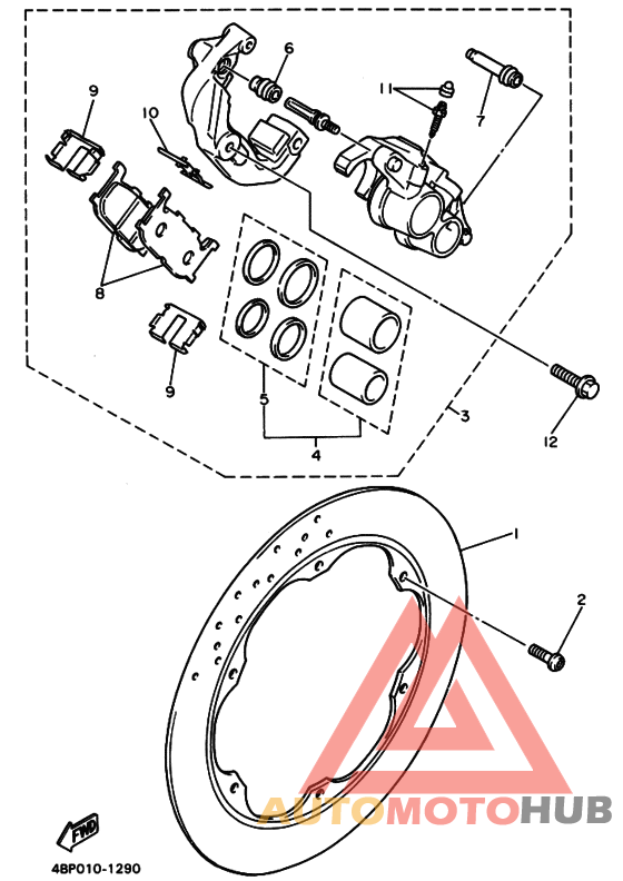 Передний суппорт