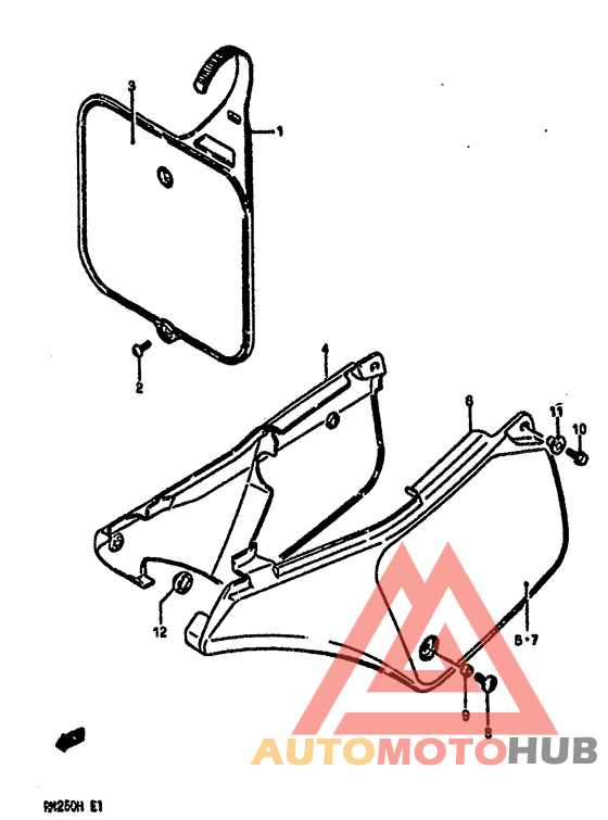 Обтекатель задний
