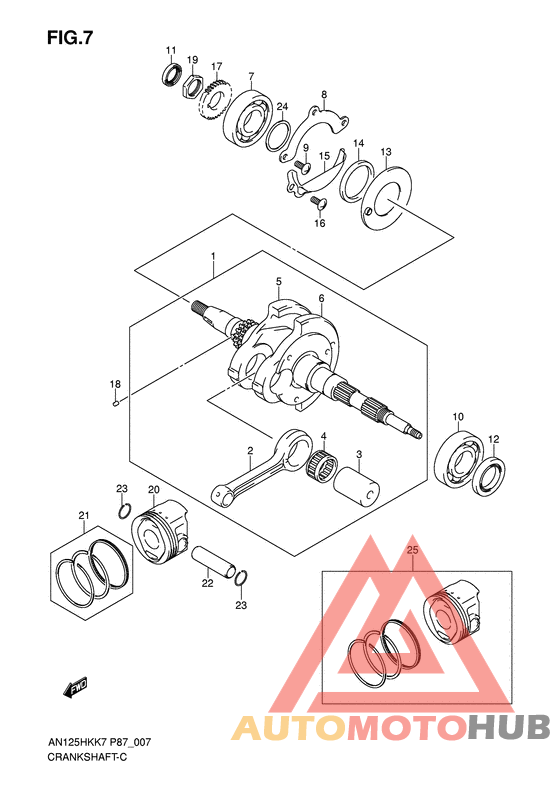 Вал коленчатый
