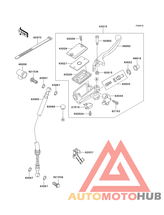 Front master cylinder(f19)