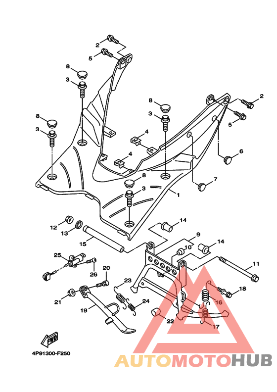 Support & repose pied