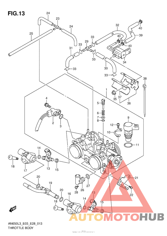 Throttle Body (An650L3 E33)