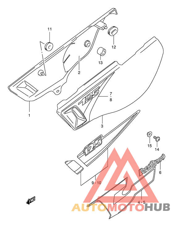 Обтекатель задний