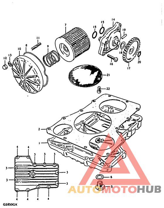 Oil pump - oil filter