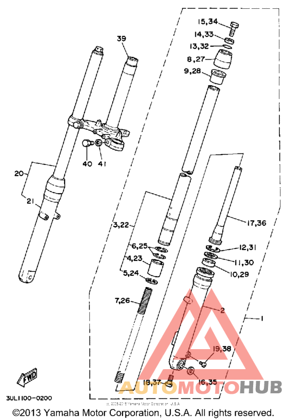 Передняя вилка