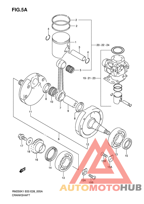 Вал коленчатый