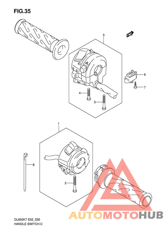Рулевой переключатель