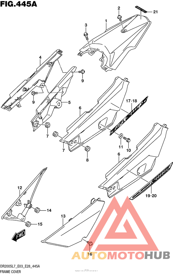 Обтекатель рамы
