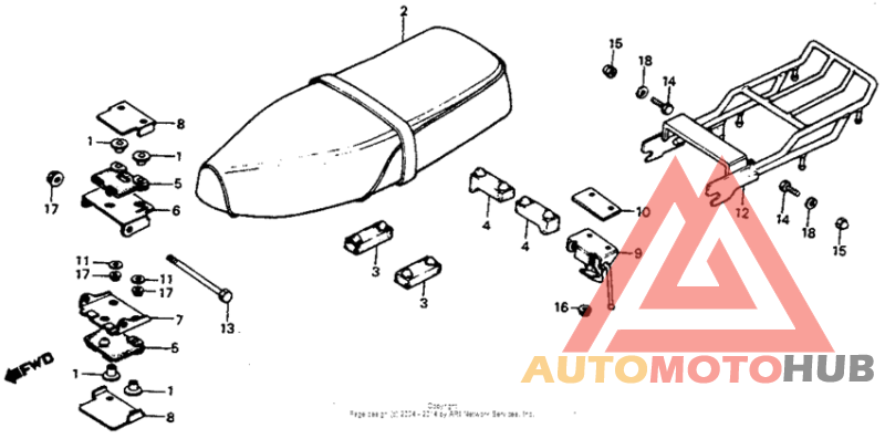 Seat + rear carrier