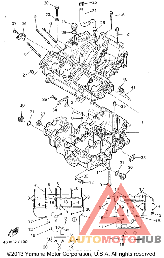 Картер двигателя