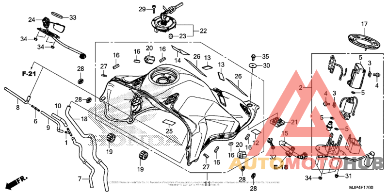 Fuel Tank + Fuel Pump