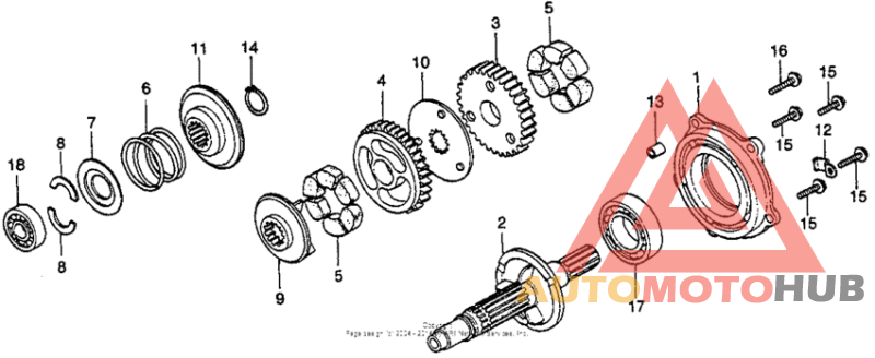 Alternator shaft