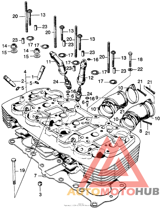 Cylinder head + insulator