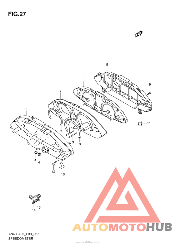 Speedometer (An400Al3 E33)