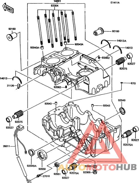 Crankcase(ex305-b9)