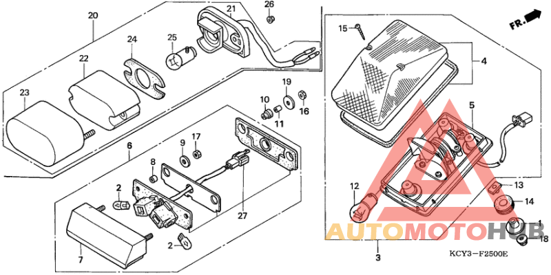 Taillight unit ass`y