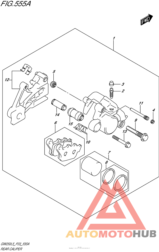 Задний суппорт