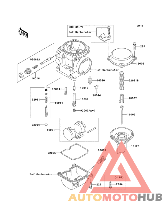 Детали карбюратора