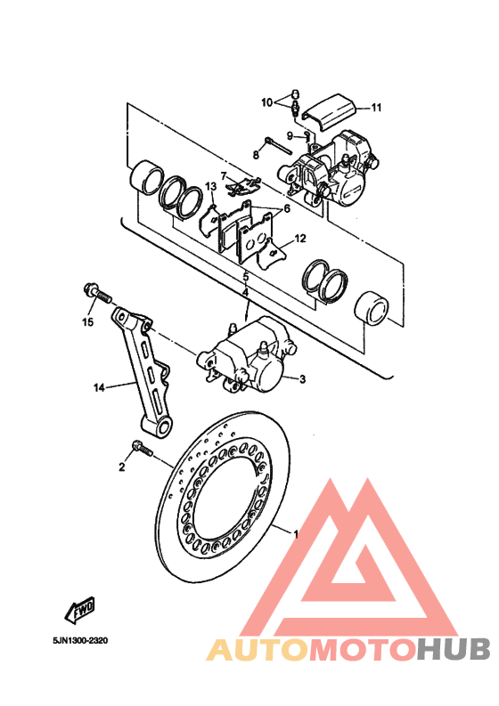 Задний суппорт
