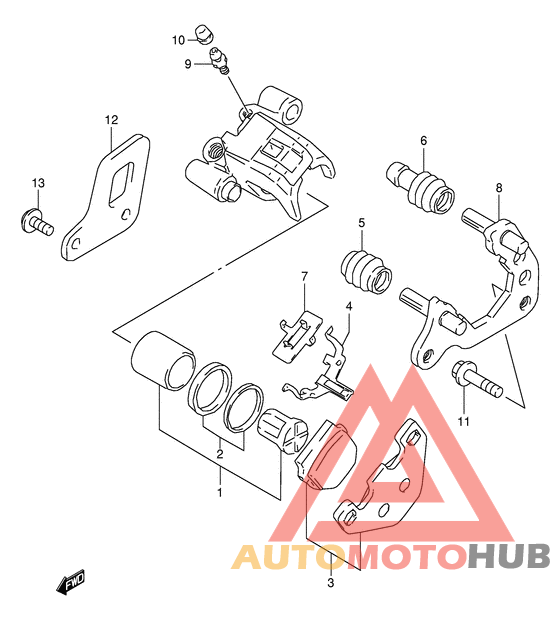 Задний суппортs