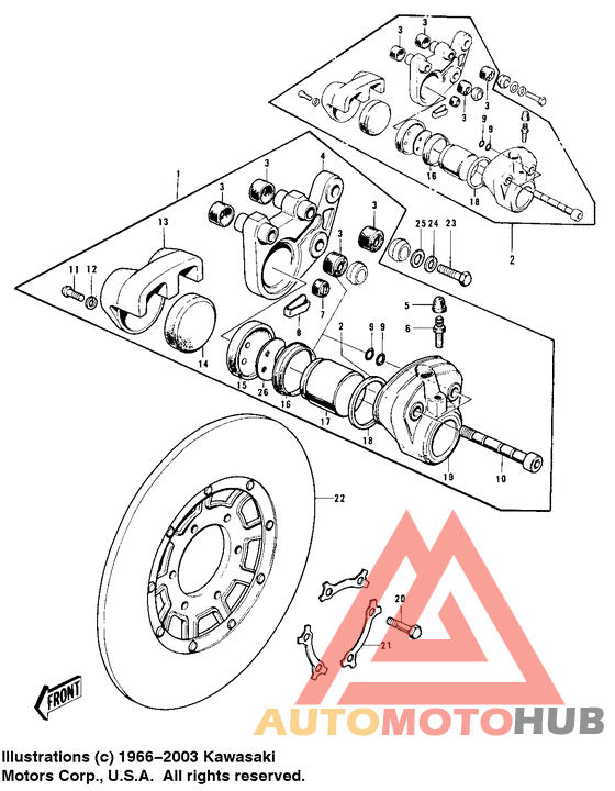 Передний суппорт