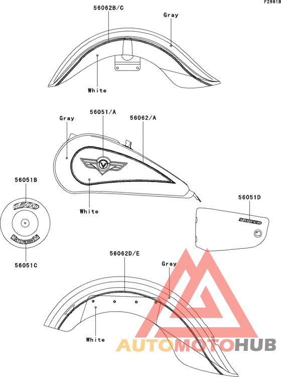 Decals(gray/white)(vn1500-e2)