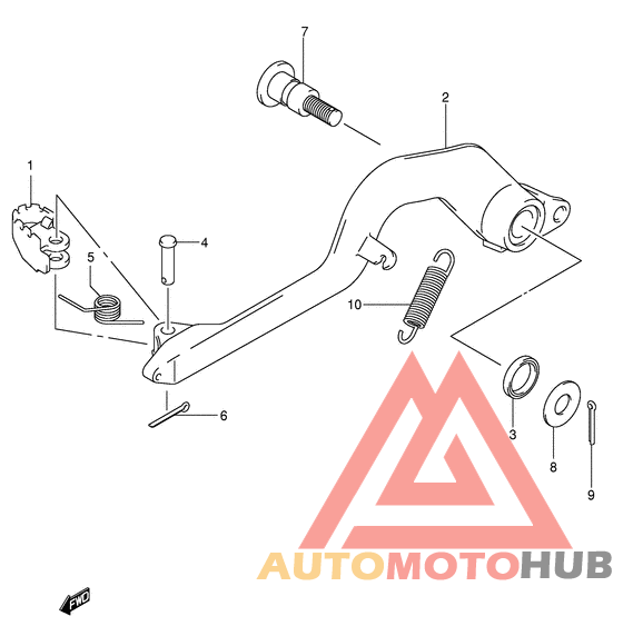 Передний суппорт