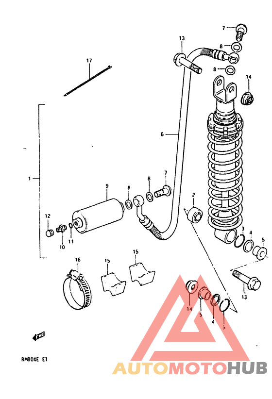 Задние амортизаторы