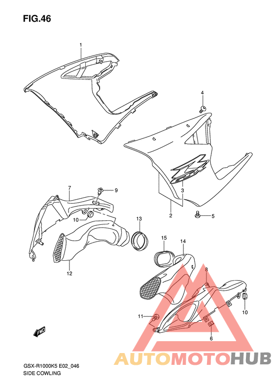 Side cowling