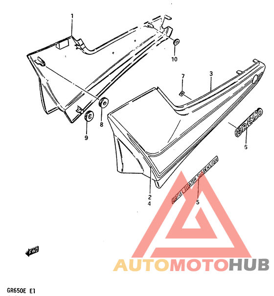 Обтекатель задний