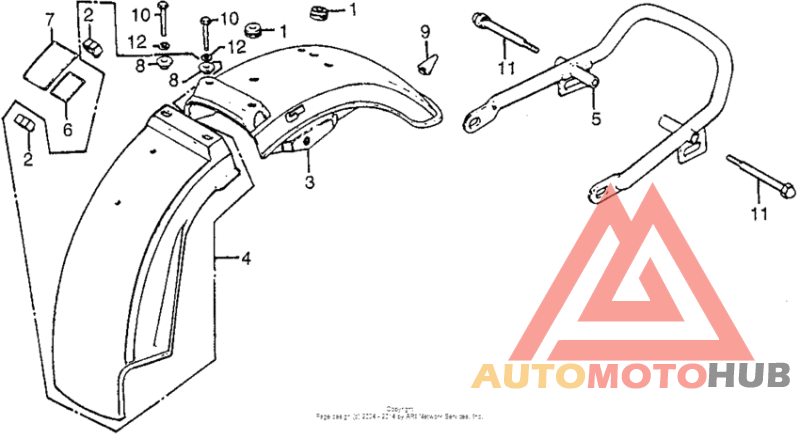 Задний бампер