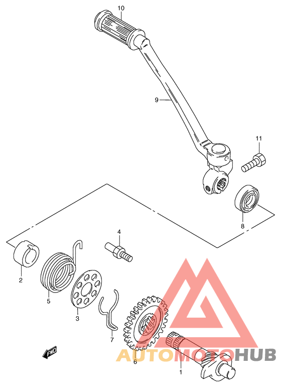 Ножной стартер