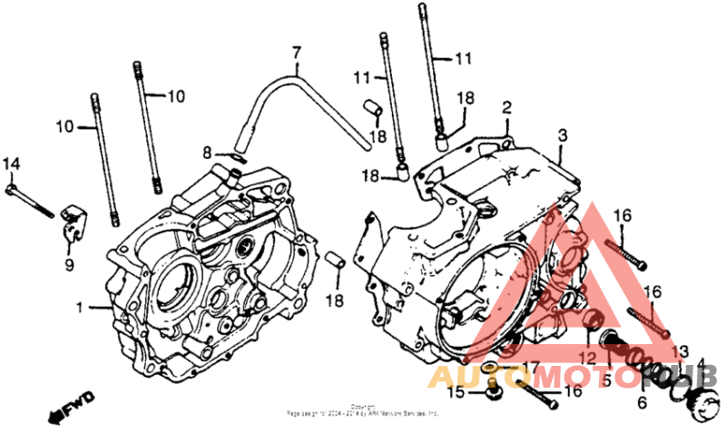 Картер двигателя