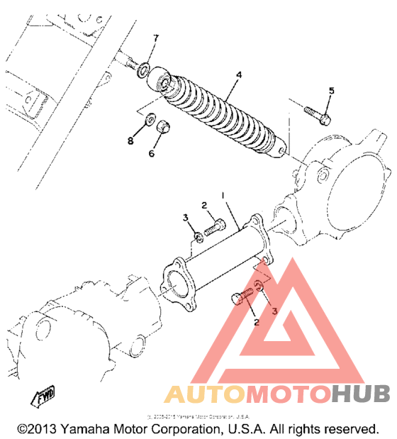 Rear arm-suspension