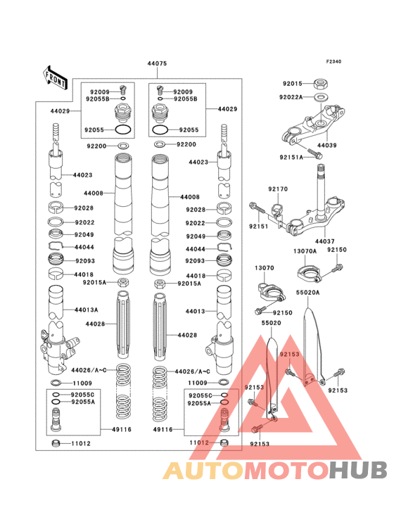 Front fork(1/2)(a6f)