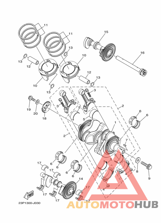 Crankshaft & piston