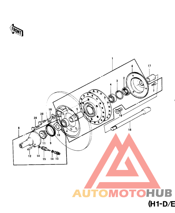 Передняя втулка