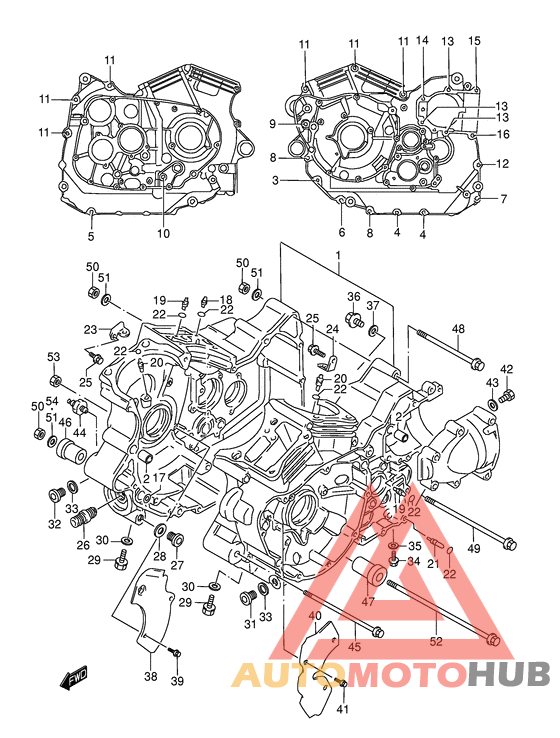 Картер двигателя