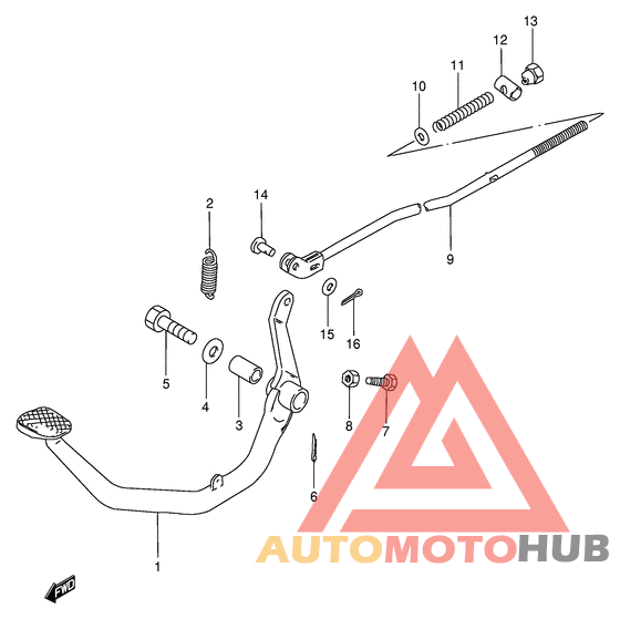 Передний суппорт