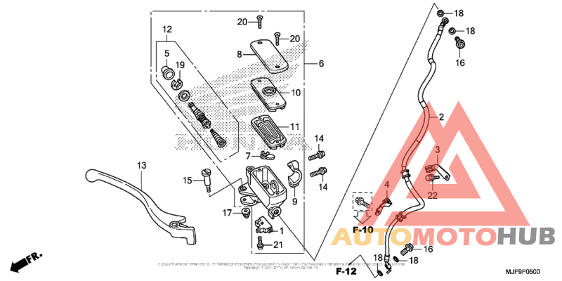 Front Brake Master Cylinder (1)